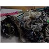 Image 4 : UNCLAIMED STORAGE:  WICKER BASKET C/W ASSORTED RIBBON
