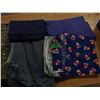 Image 1 : UNCLAIMED STORAGE:  FLAT C/W ASSORTED SEWING MATERIAL