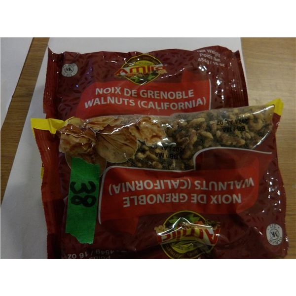 SHELF PULLS (AS IS):  CALIFORNIA WALNUTS - 2 LARGE BAGS