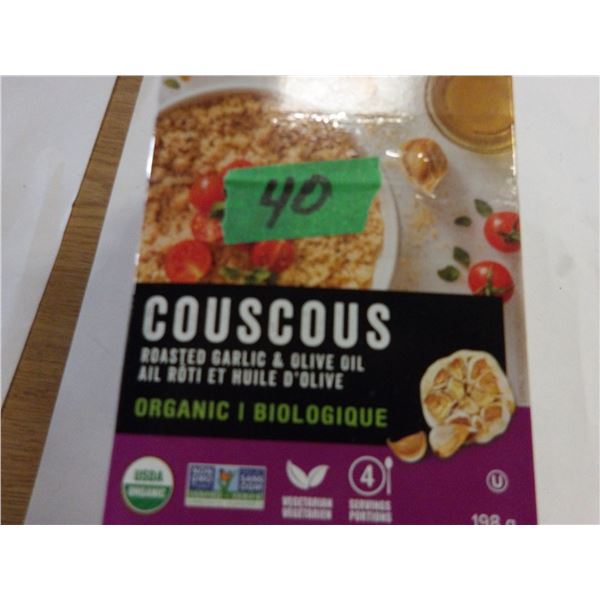 SHELF PULLS (AS IS):  SPANISH PILAF (198G X 2) & COUSCOUS (198G X 1)