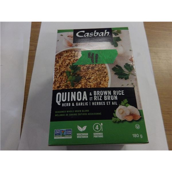 SHELF PULLS (AS IS):  QUINOA & BROWN RICE (180G X 2) & COUSCOUS GARLIC (198G X 1)