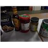 Image 2 : SHELF PULLS (AS IS):  FLAT C/W 10 ASSORTED BOTTLES OF SAUCES (AS PICTURED)