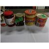 Image 2 : SHELF PULLS (AS IS):  FLAT C/W 10 ASSORTED TINS & BOTTLES OF GROCERIES (AS PICTURED)