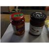 Image 1 : SHELF PULLS (AS IS):  FLAT C/W 7 ASSORTED BOTTLES & TINS OF FOOD (AS PICTURED)