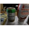 Image 3 : SHELF PULLS (AS IS):  FLAT C/W 7 ASSORTED BOTTLES & TINS OF FOOD (AS PICTURED)