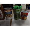 Image 2 : SHELF PULLS (AS IS):  BOX C/W 7 ASSORTED JARS & TINS OF GROCERIES (AS PICTURED)