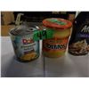 Image 3 : SHELF PULLS (AS IS):  BOX C/W 7 ASSORTED JARS & TINS OF GROCERIES (AS PICTURED)