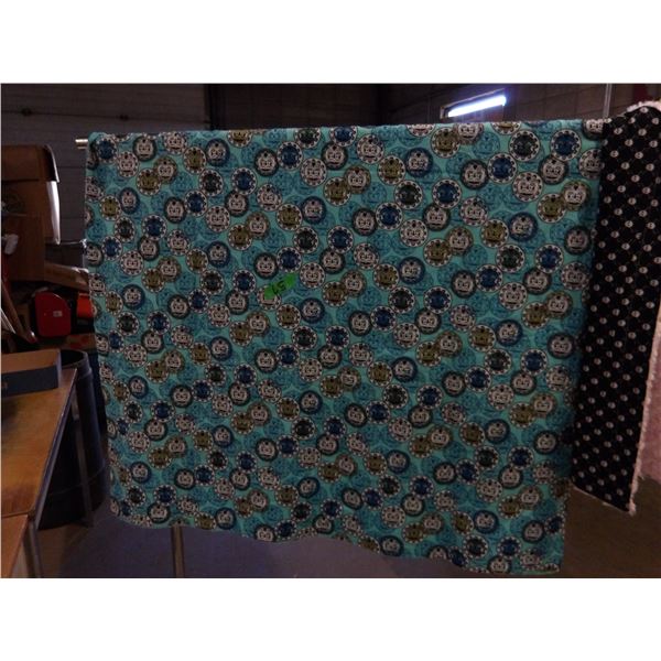 UNCLAIMED STORAGE:  2 QUILTS (BLUE 42" X 40" & BLACK 40" X 40")