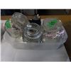 Image 1 : BOX C/W STENCIL ADHESIVE SPRAY & 3 STORAGE JARS