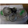 Image 2 : BOX C/W STENCIL ADHESIVE SPRAY & 3 STORAGE JARS