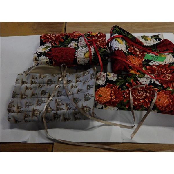 UNCLAIMED STORAGE:  4 KNITTING NEEDLE HOLDERS