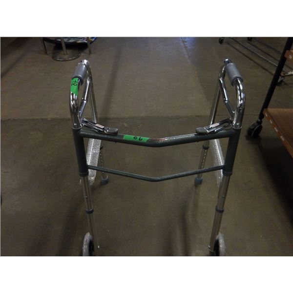 NEW:  WALKER C/W 2 WHEELS