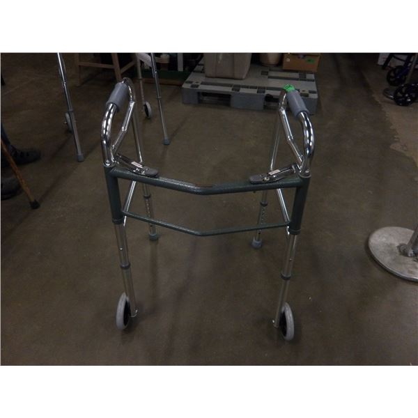 NEW:  WALKER C/W 2 WHEELS
