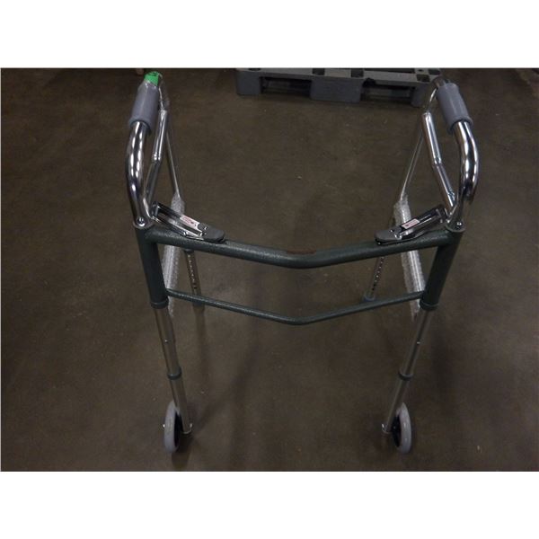 NEW:  WALKER C/W 2 WHEELS