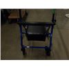 Image 1 : NEW:  BLUE WALKER C/W BRAKES & WHEELS