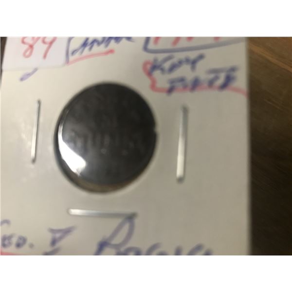 1927 KEY DATE CANADA KING GEORGE V PENNY