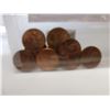 Image 4 : LOT OF 10 AU UNCIRCULATED LAST OF USA LINCOLN PENNIES