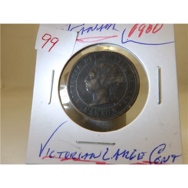 1900 CANADA VICTORIAN LARGE PENNY