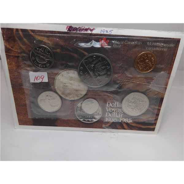 1985 PROOF CANADA MINT SEALED COIN SET