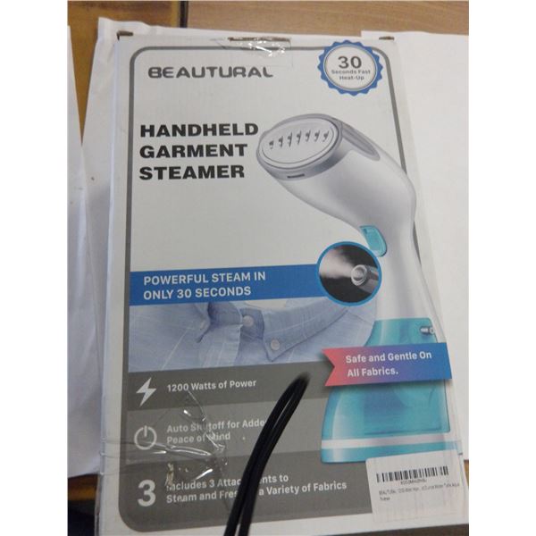 SHELF PULLS (AS IS):  HAND HELD GARMET STEAMER
