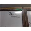Image 3 : SHELF PULLS (AS IS):  2 - 14" X 20" WOOD PICTURE FRAME