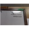 Image 5 : SHELF PULLS (AS IS):  2 - 14" X 20" WOOD PICTURE FRAME