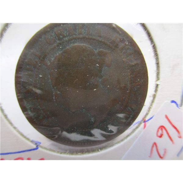 1886 CANADA VICTORIAN LARGE PENNY