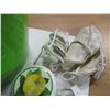 Image 2 : ESTATE:  GREEN TUB C/W MISC ITEMS AS SHOWN
