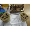 Image 2 : ESTATE:  BOX C/W ORNAMENTS, JEWELRY BOX & CONTENTS, DRINKING CUPS, ETC