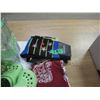 Image 2 : ESTATE:  BOX C/W CANDLES, ORNAMENTS, SOCKS, BANDANAS, ETC