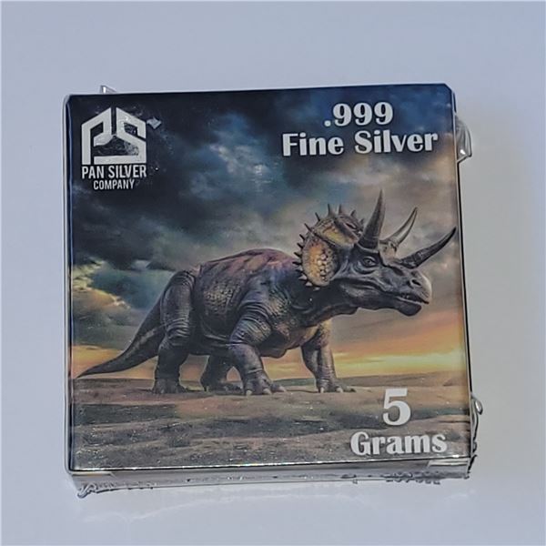 999 FINE PURE SILVER 5 GRAMS - SEALED LOW MINTAGE