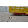 Image 7 : Vintage Marx Manufacturing Co. Pressed Steel Stake Truck, Red and Yellow, Late 1940s-Early 1950s