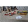 Image 1 : Vintage S&E Snapping Alligator S-1843 Tinplate Wind-Up Toy, Made in Japan, with Box, 12”, Working