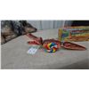 Image 5 : Vintage S&E Snapping Alligator S-1843 Tinplate Wind-Up Toy, Made in Japan, with Box, 12”, Working
