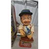 Image 3 : Vintage Rosko Toys 1962 Charley Weaver Battery Powered Bartender Tin Toy with Original Box