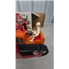 Image 15 : Marx Sparkling Climbing Bulldozer Tractor Tin Litho Caterpillar Diesel Toy with Original Box