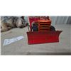 Image 5 : Marx Sparkling Climbing Bulldozer Tractor Tin Litho Caterpillar Diesel Toy with Original Box