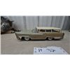 Image 4 : Vintage ET Japan Tinplate 1959 Ford 4-Door Station Wagon Toy, Two-Tone Cream and Tan Body, Friction