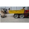 Image 9 : Vintage Marx Tin Litho Wind-Up Tracked Tractor with Dump Bed and Driver, 1950s 14” Working