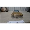 Image 2 : Vintage Japanese Tinplate 1959 Cadillac Sedan Toy Car in Gold With Tail Fins, 11”