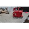 Image 6 : Doepke Model Toys Rossmoyne American LaFrance Pressed Steel Aerial Ladder Fire Truck, 1950s, 32”