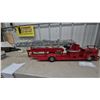 Image 8 : Doepke Model Toys Rossmoyne American LaFrance Pressed Steel Aerial Ladder Fire Truck, 1950s, 32”