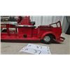 Image 9 : Doepke Model Toys Rossmoyne American LaFrance Pressed Steel Aerial Ladder Fire Truck, 1950s, 32”