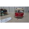 Image 5 : Vintage Shanghai Toys ST-529 Airport Limousine Tinplate Friction Bus, Red and Cream, 14.6”