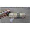 Image 6 : Vintage Shanghai Toys ST-529 Airport Limousine Tinplate Friction Bus, Red and Cream, 14.6”