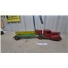 Image 1 : Vintage Wyandotte Pressed Steel Streamline Truck with Ladder Trailer, Red, Green and Yellow, 23”
