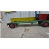 Image 3 : Vintage Wyandotte Pressed Steel Streamline Truck with Ladder Trailer, Red, Green and Yellow, 23”
