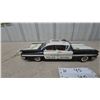 Image 3 : Vintage Japan Tinplate Friction 1959 Chevrolet Impala Police Patrol Car with Red Roof Siren, 12”