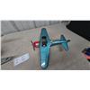 Image 7 : Vintage Grasshopper BC-3 Tin Toy Airplane 12”×15” and Eastern Boeing 727 Tin Toy Jet, 16”×13”