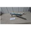 Image 8 : Vintage Grasshopper BC-3 Tin Toy Airplane 12”×15” and Eastern Boeing 727 Tin Toy Jet, 16”×13”